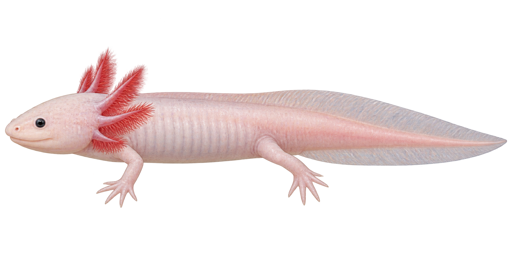 Axolotl, per il confronto di lunghezza