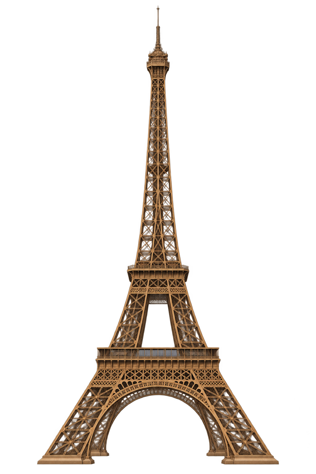 Eiffel Tower, used for the height comparison