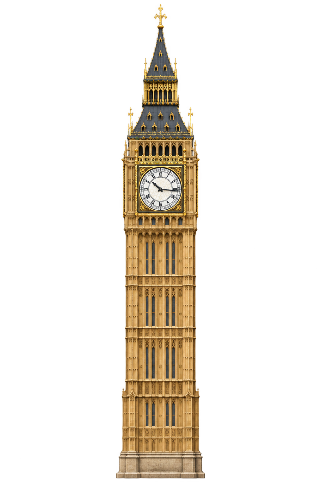 Elizabeth Tower, used for the height comparison