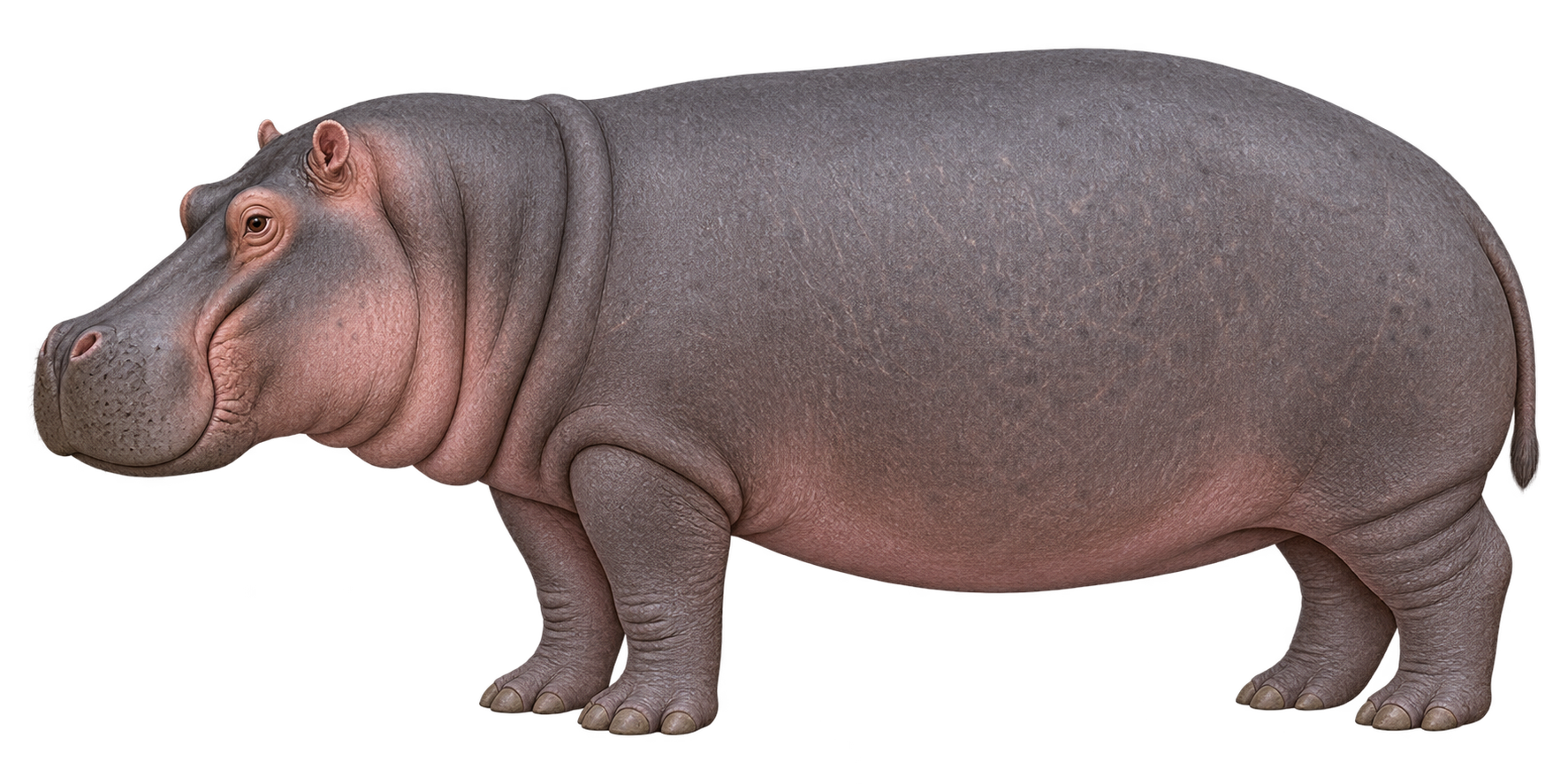 Hippopotamus, used for the length comparison