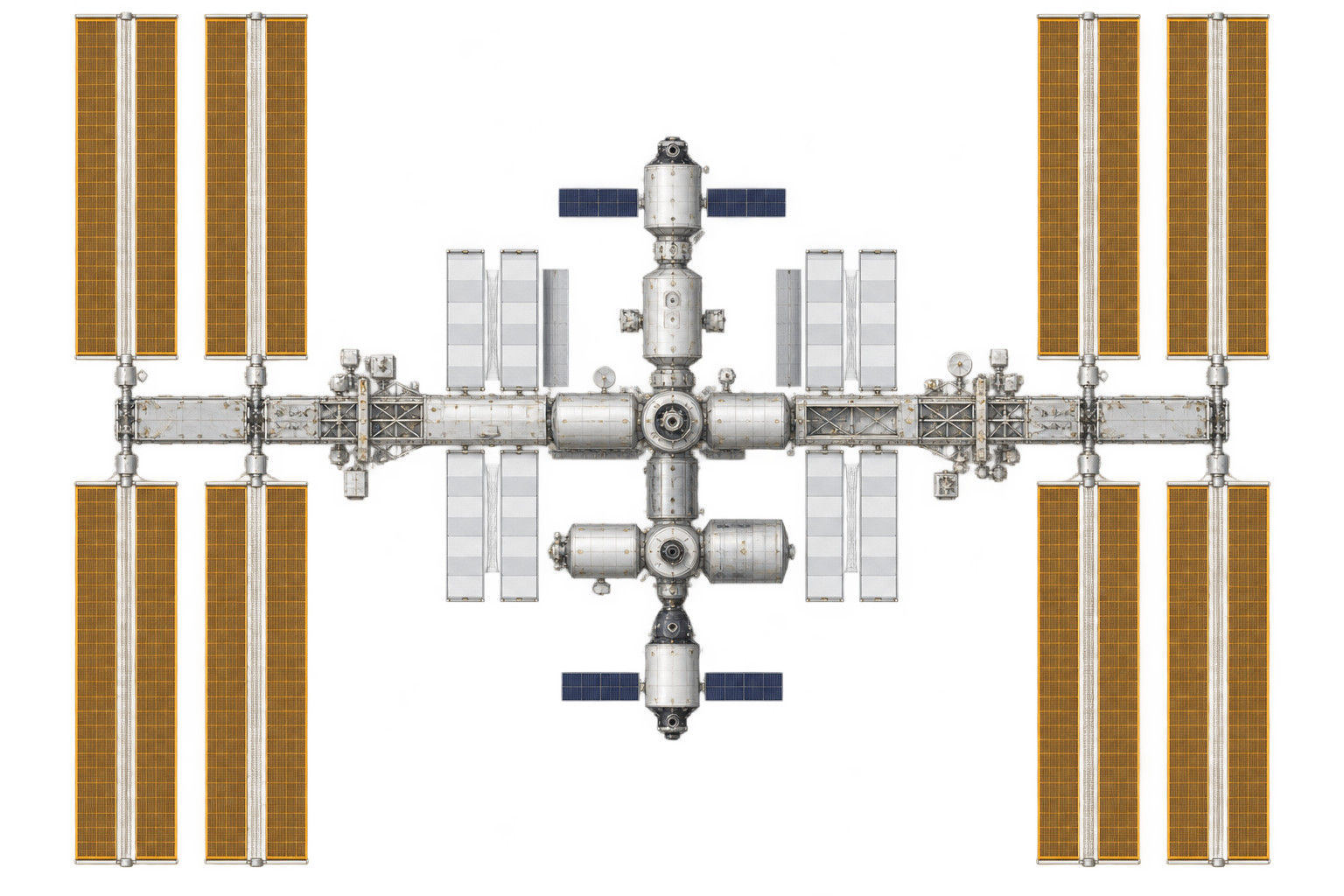 Space station, used for the length comparison