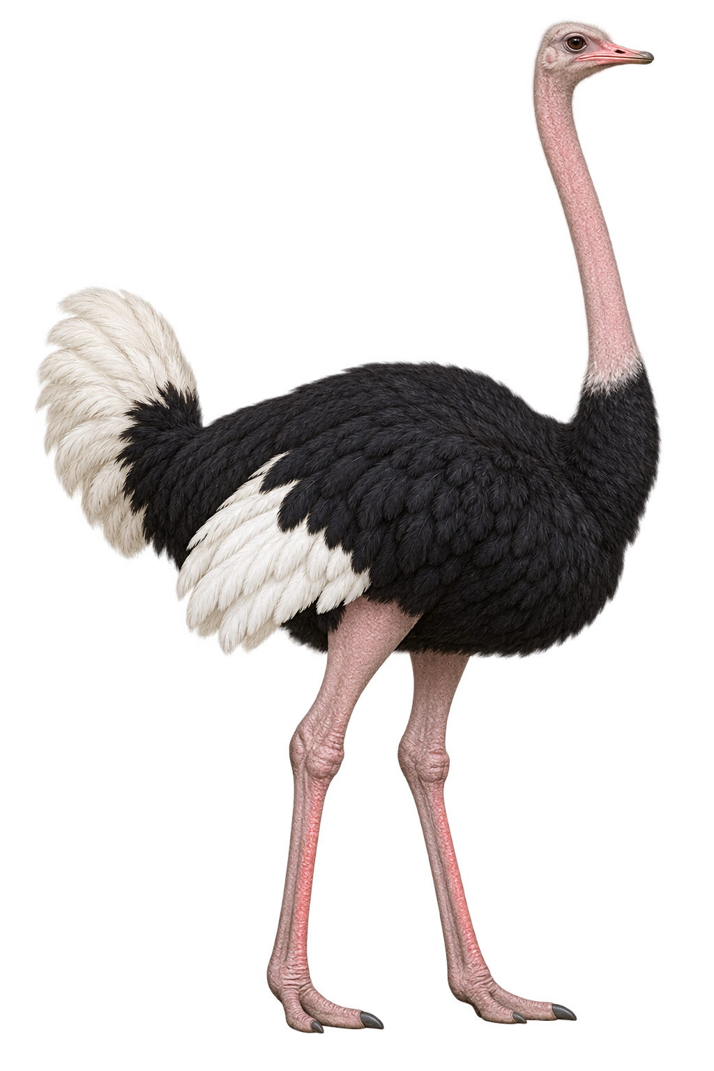 Male ostrich, used for the height comparison