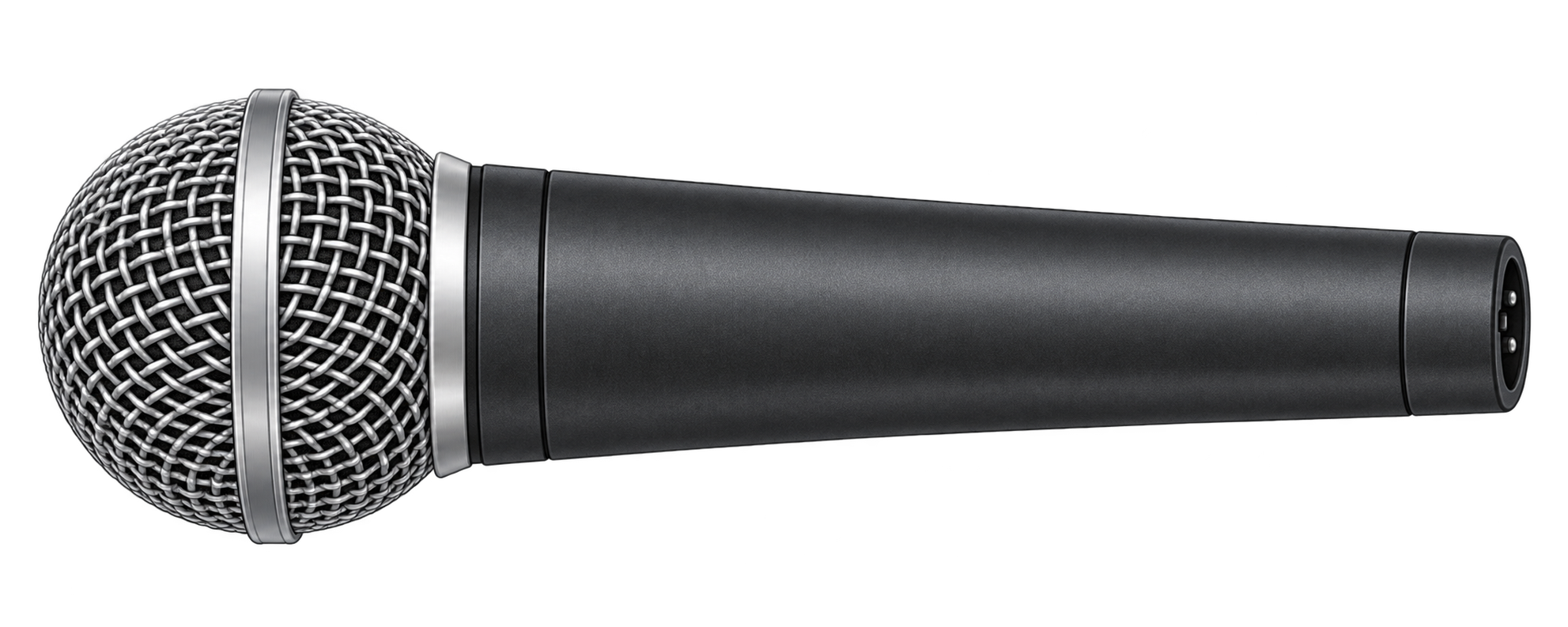 Shure SM58-LC microphone, used for the length comparison