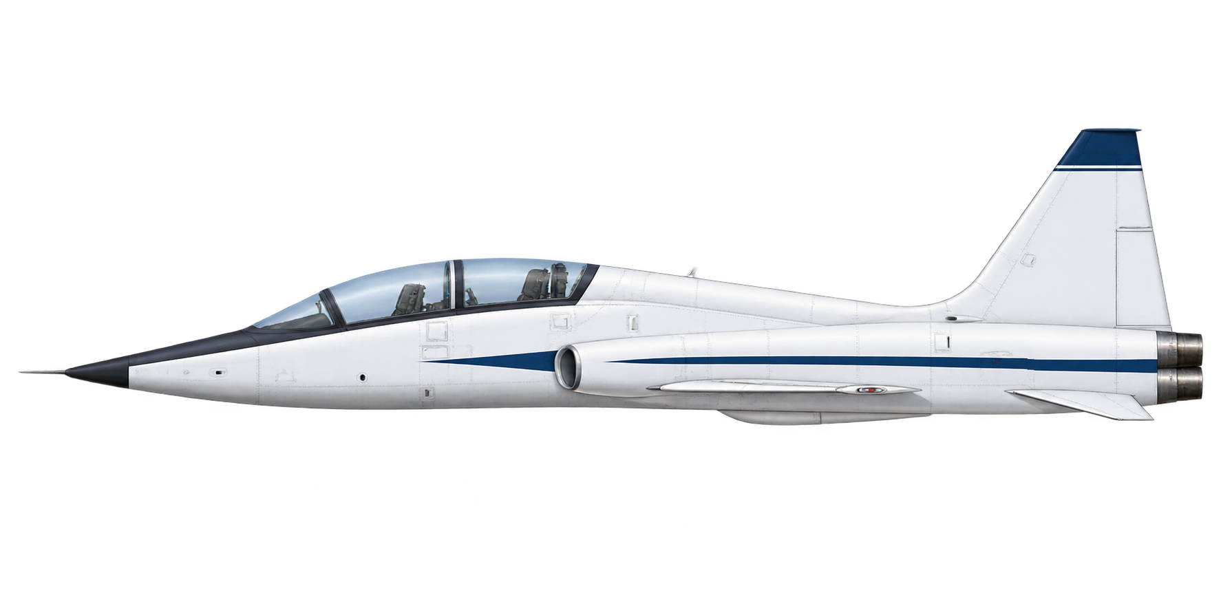 T-38 Talon, für den Vergleich: Länge