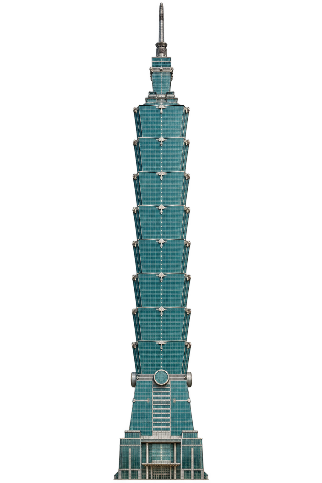 Taipei 101, porównanie: wysokość