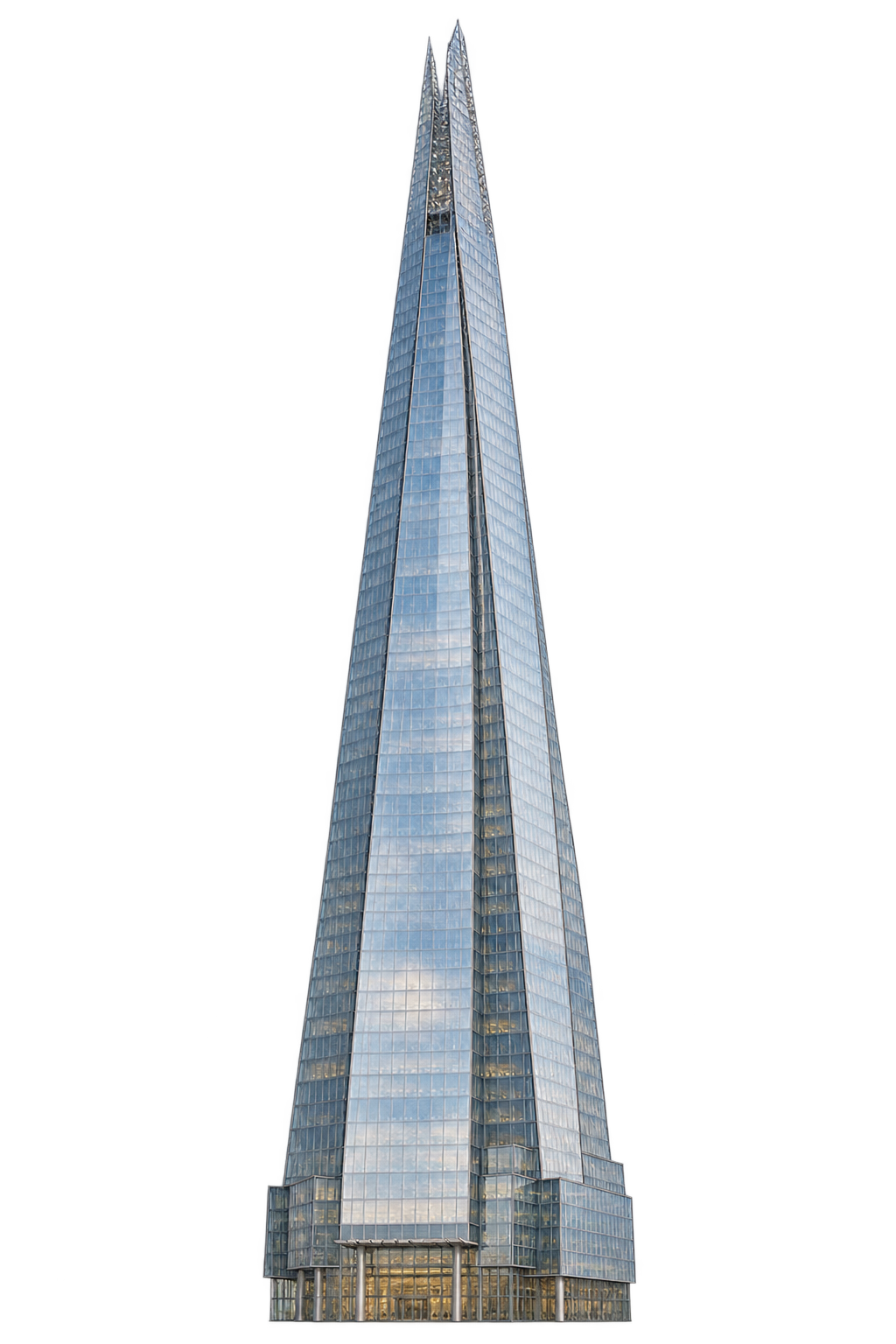 The Shard, porównanie: wysokość